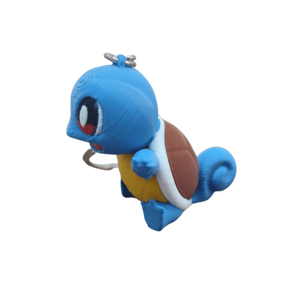 Squirtle Figürlü 3D Hareketli Anahtarlık