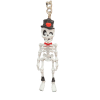 Kalpli İskelet Figürlü Hareketli 3D Anahtarlık