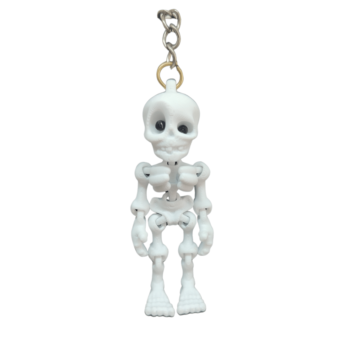 İskelet Figürlü Hareketli 3D Anahtarlık