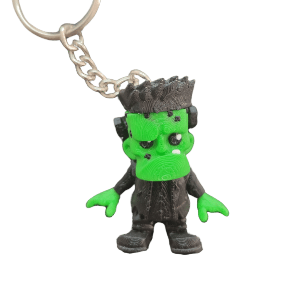 Frankenstein Figürlü Hareketli 3D Anahtarlık