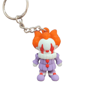 Palyaço Figürlü Hareketli 3D Anahtarlık