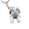 Mavi Tavşan Figürlü Hareketli 3D Anahtarlık