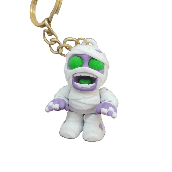 Mumya Figürlü Hareketli 3D Anahtarlık