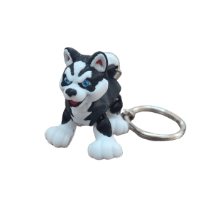 Kurt Köpeği Figürlü Hareketli 3D Anahtarlık