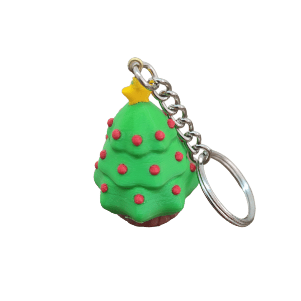 Noel Ağacı Figürlü Hareketli 3D Anahtarlık