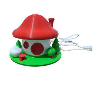 Sevimli Mantar Ev Gece Lambası – Çocuk Odalarına Sihirli Bir Dokunuş!