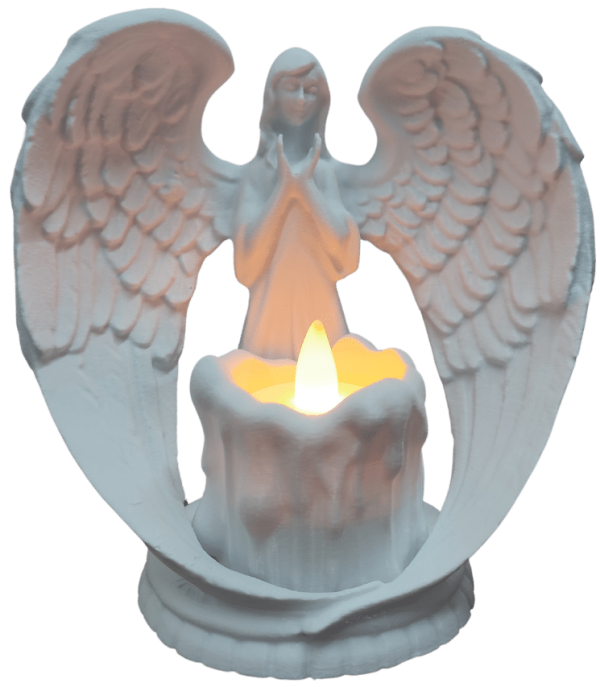 Dekoratif Melek Figürlü Tealight Mumluk