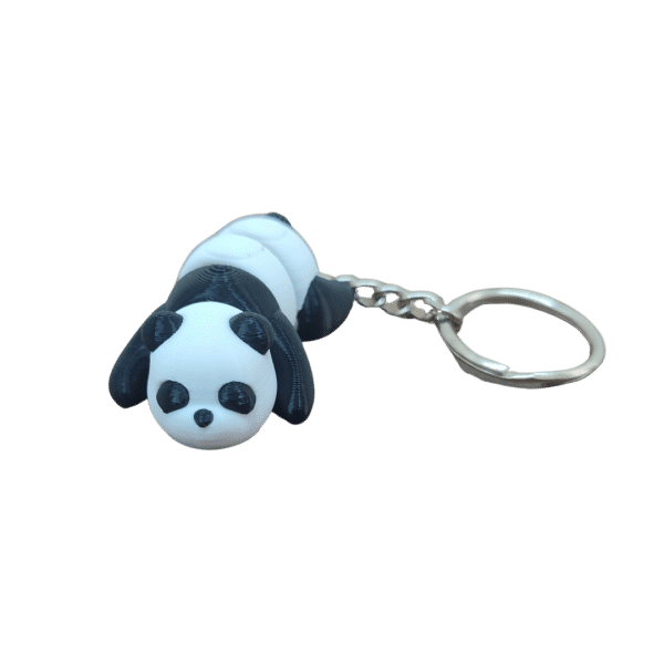 Panda Figürlü 3D Anahtarlık