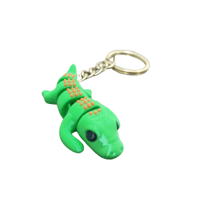 Timsah Figürlü 3D Hareketli Anahtarlık