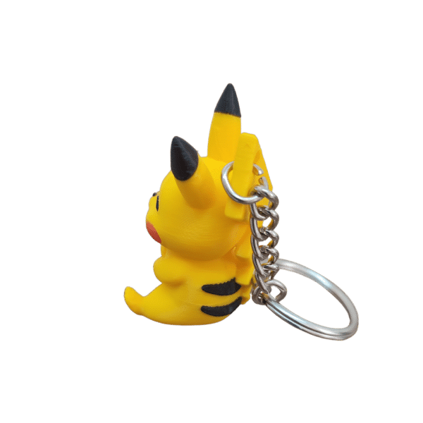 Pikachu Figürlü 3D Anahtarlık