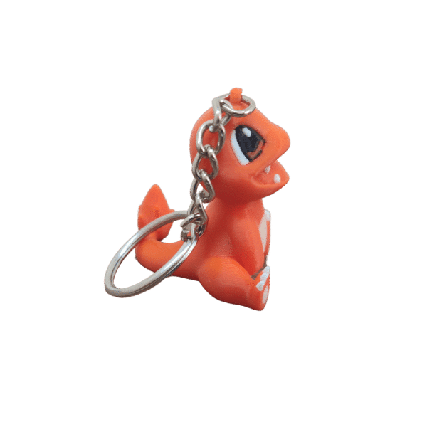 Charmander Figürlü 3D Anahtarlık