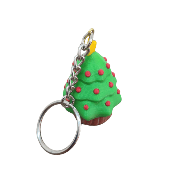 Noel Ağacı Figürlü Hareketli 3D Anahtarlık