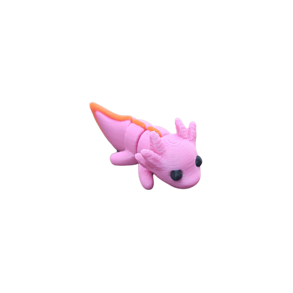 Axolotl Şeklinde Mini Figür