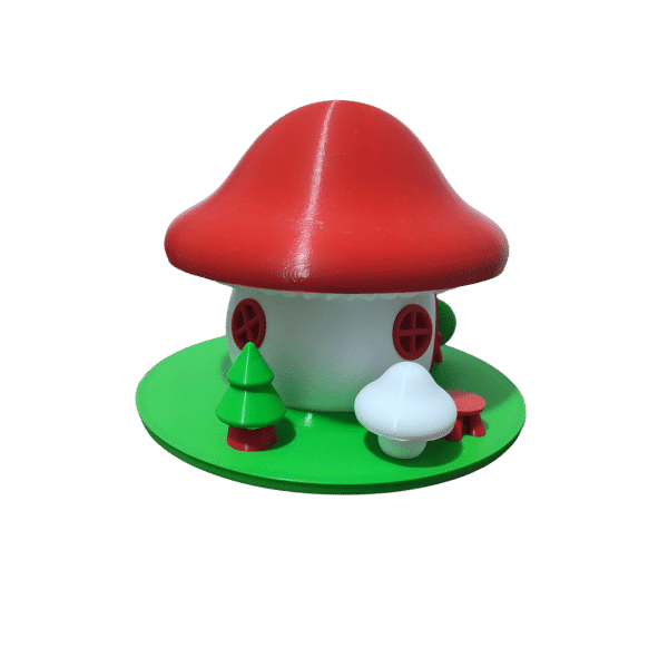 Sevimli Mantar Ev Gece Lambası – Çocuk Odalarına Sihirli Bir Dokunuş!