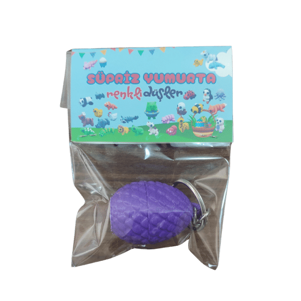 Sürpriz Ejderha Yumurtası – Mini Figürlü, Renkli, Tekrar Kullanılabilir!