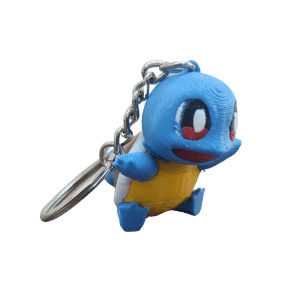 Squirtle Figürlü 3D Hareketli Anahtarlık