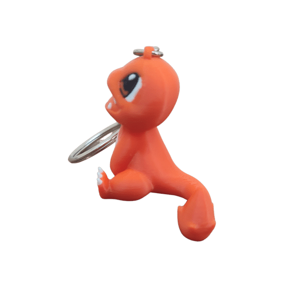 Charmander Figürlü 3D Anahtarlık
