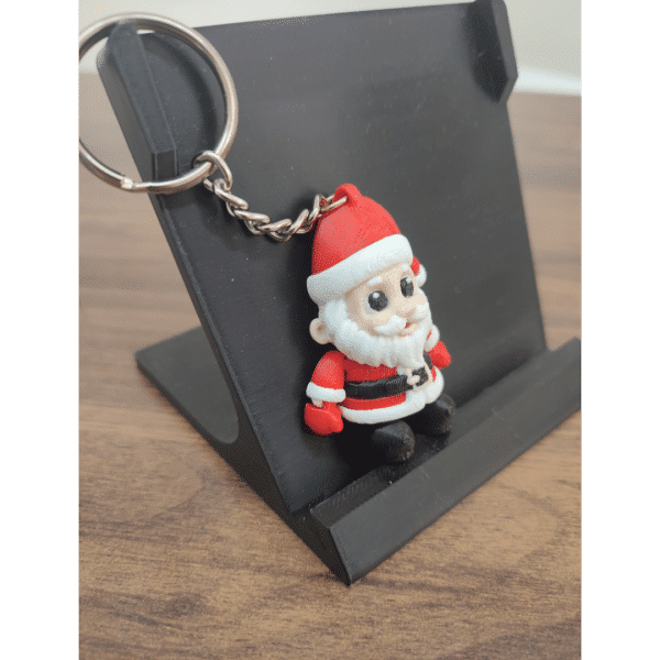 Noel Baba Figürlü Hareketli 3D Anahtarlık