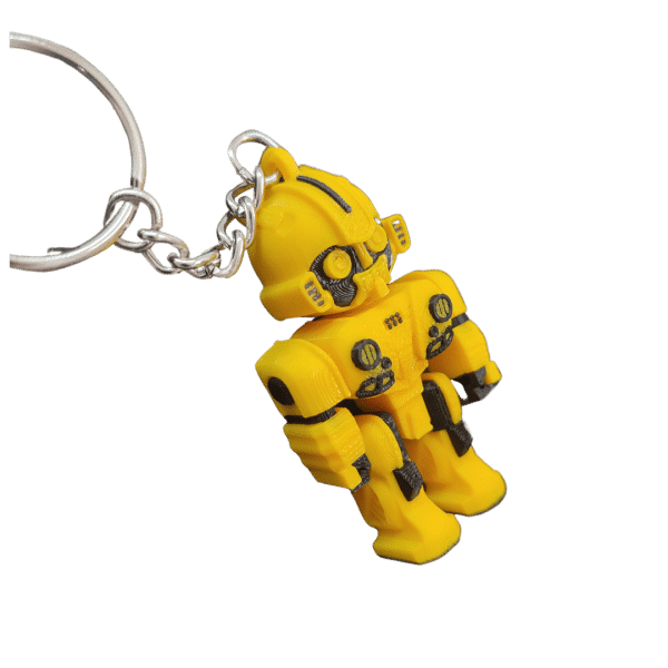 Bumblebee Figürlü Hareketli 3D Anahtarlık