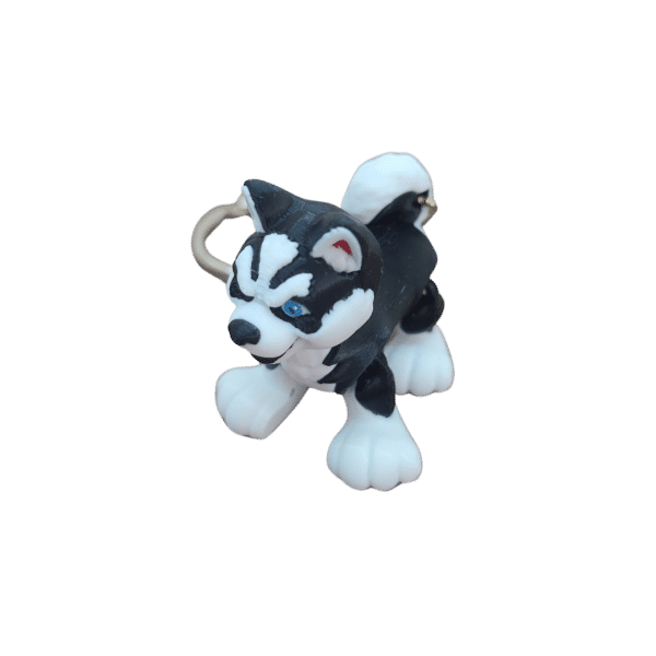 Kurt Köpeği Figürlü Hareketli 3D Anahtarlık