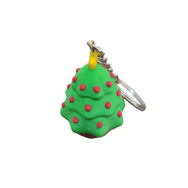 Noel Ağacı Figürlü Hareketli 3D Anahtarlık