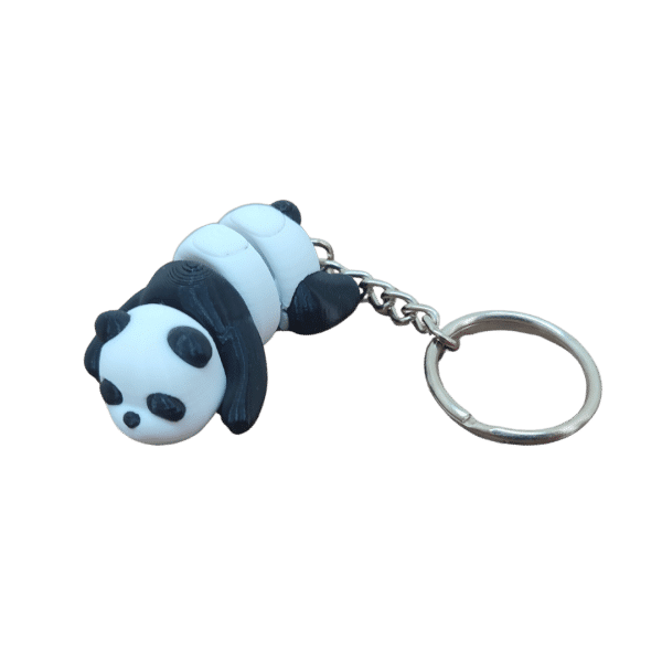 Panda Figürlü 3D Anahtarlık
