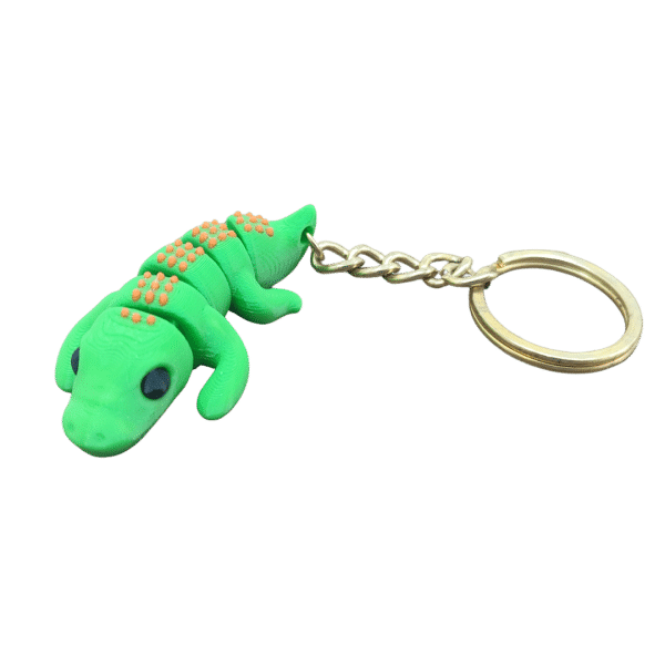 Timsah Figürlü 3D Hareketli Anahtarlık