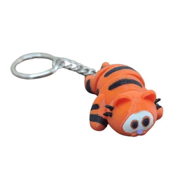 Garfield Figürlü 3D Hareketli Anahtarlık