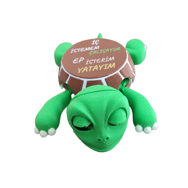 Renkli 3D Hareketli Kaplumbağa Bardak Tutucu