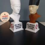 Atatürk Büstü 23cm Özel Üretim