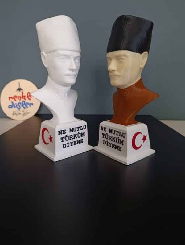 Atatürk Büstü 23cm Özel Üretim