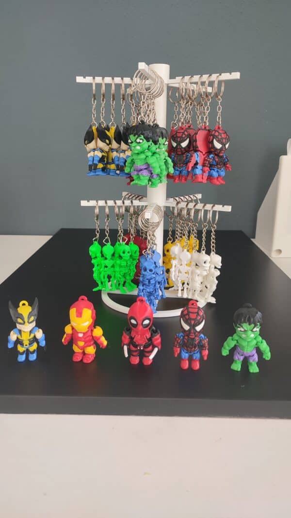 Özel Fiyat 50 Adet Süper Kahraman Anahtarlık Seti