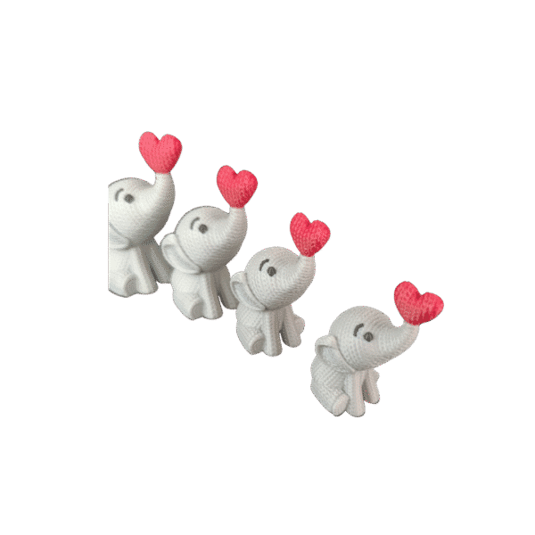 7’li Fil Dekor Seti – Model 2