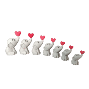 7’li Fil Dekor Seti – Model 2