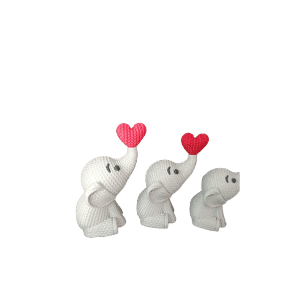 7’li Fil Dekor Seti – Model 2