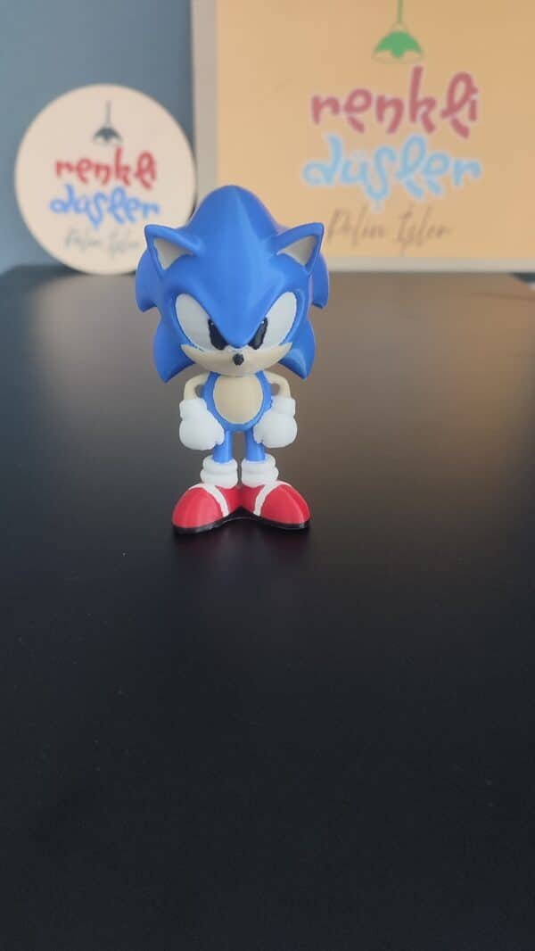 10 Cm Renkli Sonic Figür
