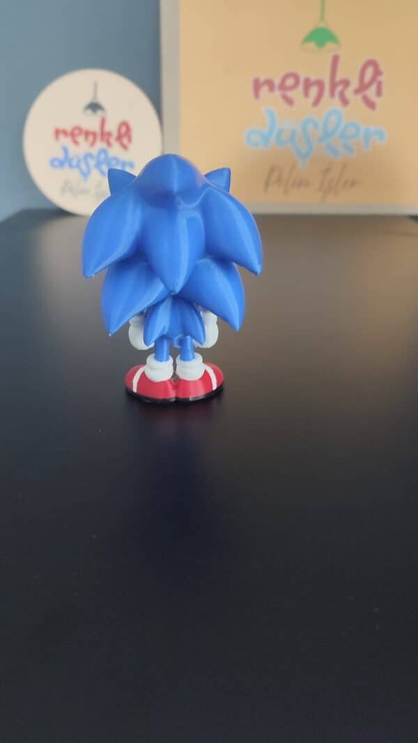 10 Cm Renkli Sonic Figür