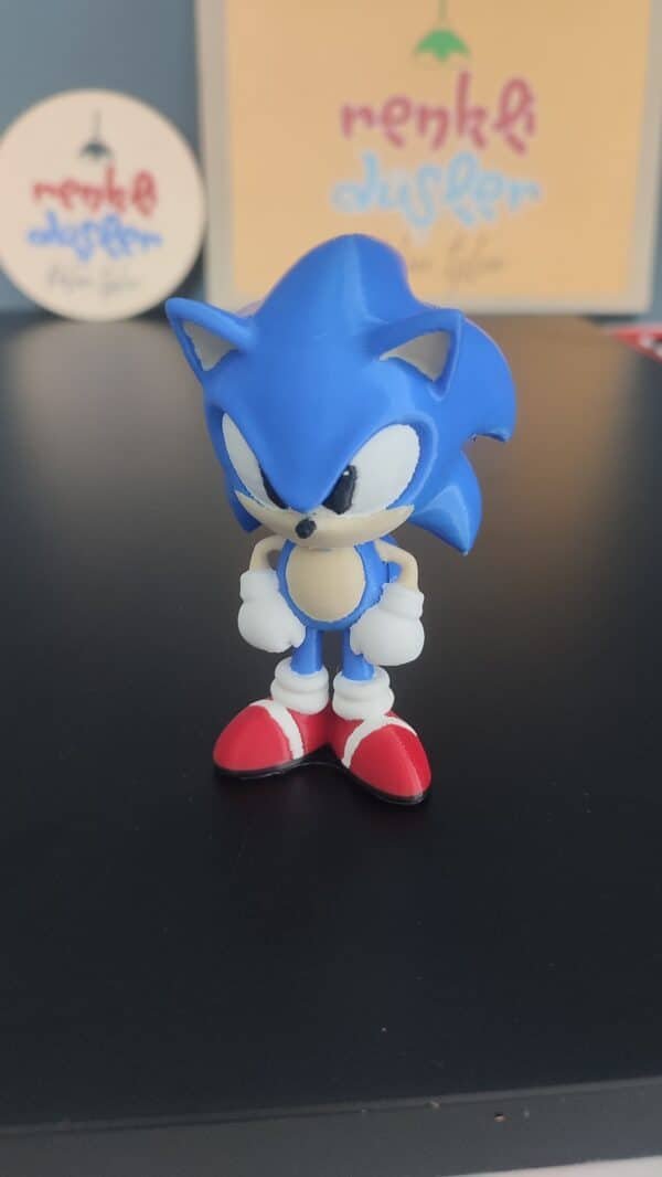 10 Cm Renkli Sonic Figür