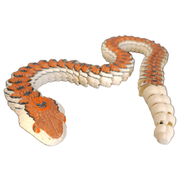 Hareketli Eklemli Çıngıraklı Yılan Figür Dev Boy 70cm