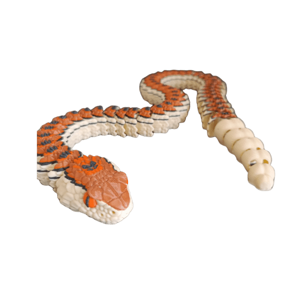 Hareketli Eklemli Çıngıraklı Yılan Figür Dev Boy 70cm