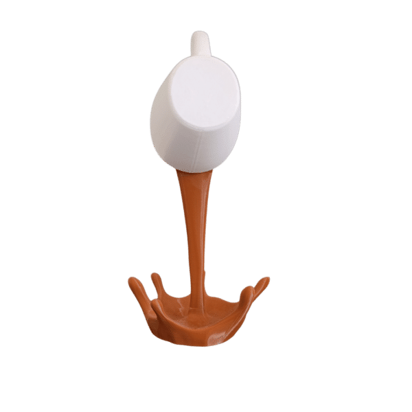 Bardaktan Dökülen Kahve Dekor 18cm