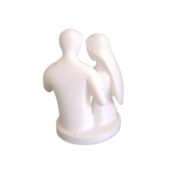 Kalp Yapan Eller Çift Dekor 10cm