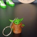 Baby Yoda  Figürlü 3D Anahtarlık 6cm