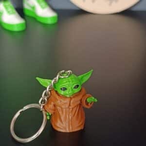 Baby Yoda  Figürlü 3D Anahtarlık 6cm