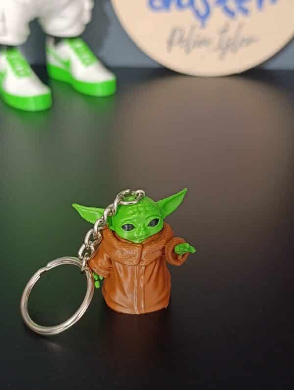 Baby Yoda  Figürlü 3D Anahtarlık 6cm