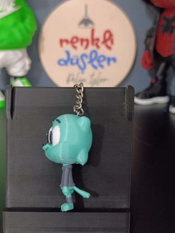 Gumball Figürlü 3D  Anahtarlık
