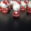 Hello Kitty 3D Figürü ( 10 Cm )  Kırmızı elbiseli