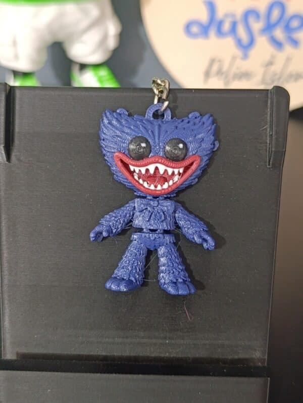 Huggy Wuggy Figürlü Hareketli 3D Anahtarlık