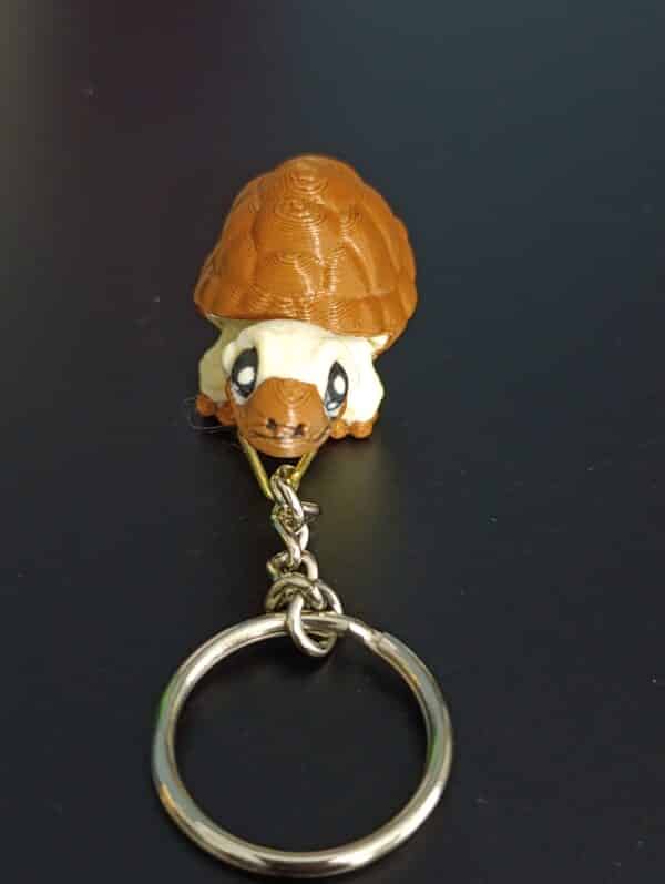 Kaplumbağa  Hareketli 3D anahtarlık