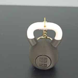 Yuvarlak Dambıl Figürlü Hareketli 3D Anahtarlık